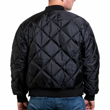 Game Workwear The Bravest Diamond Quilt Jacket, Black, Size XL 1221-J